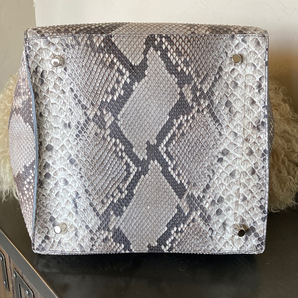 Python Mongolian Lamb Custom Made Handbag - image 10